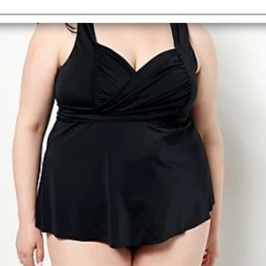 New Kim Gravel Swimsuits For All Wrap Sweetheart and Brief Set Sz 20